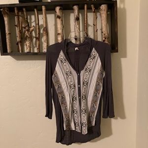 Anthro peasant style top